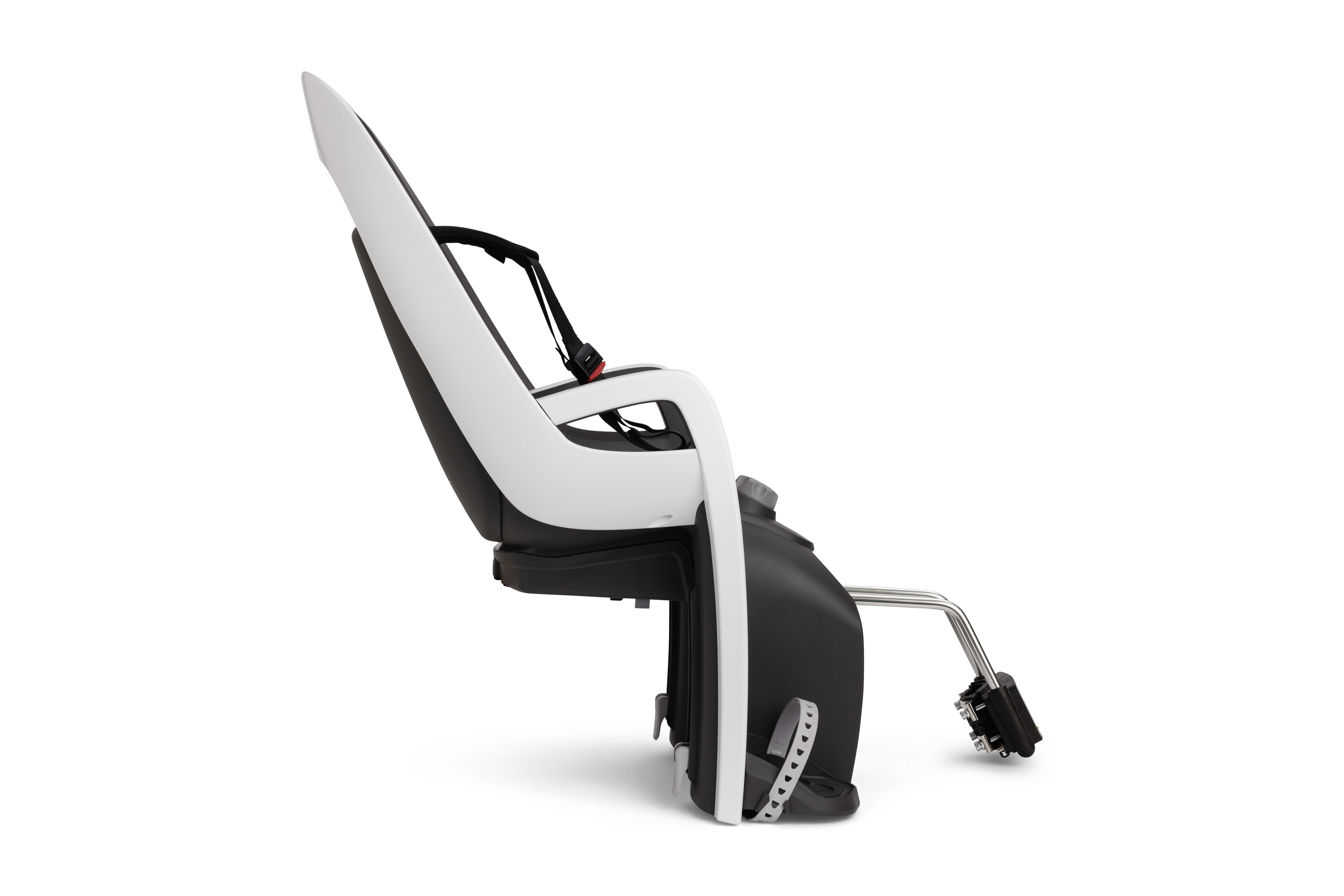 Hamax CARESS Sykkelsete med Låsbart Rammefeste, White/Black