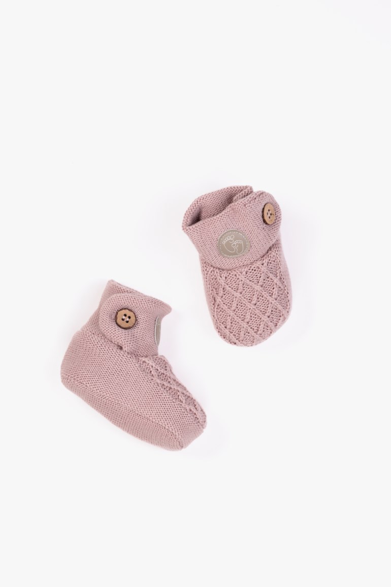 Tøfler ull Rosa - 11041021-lyng-1-2 år - 1