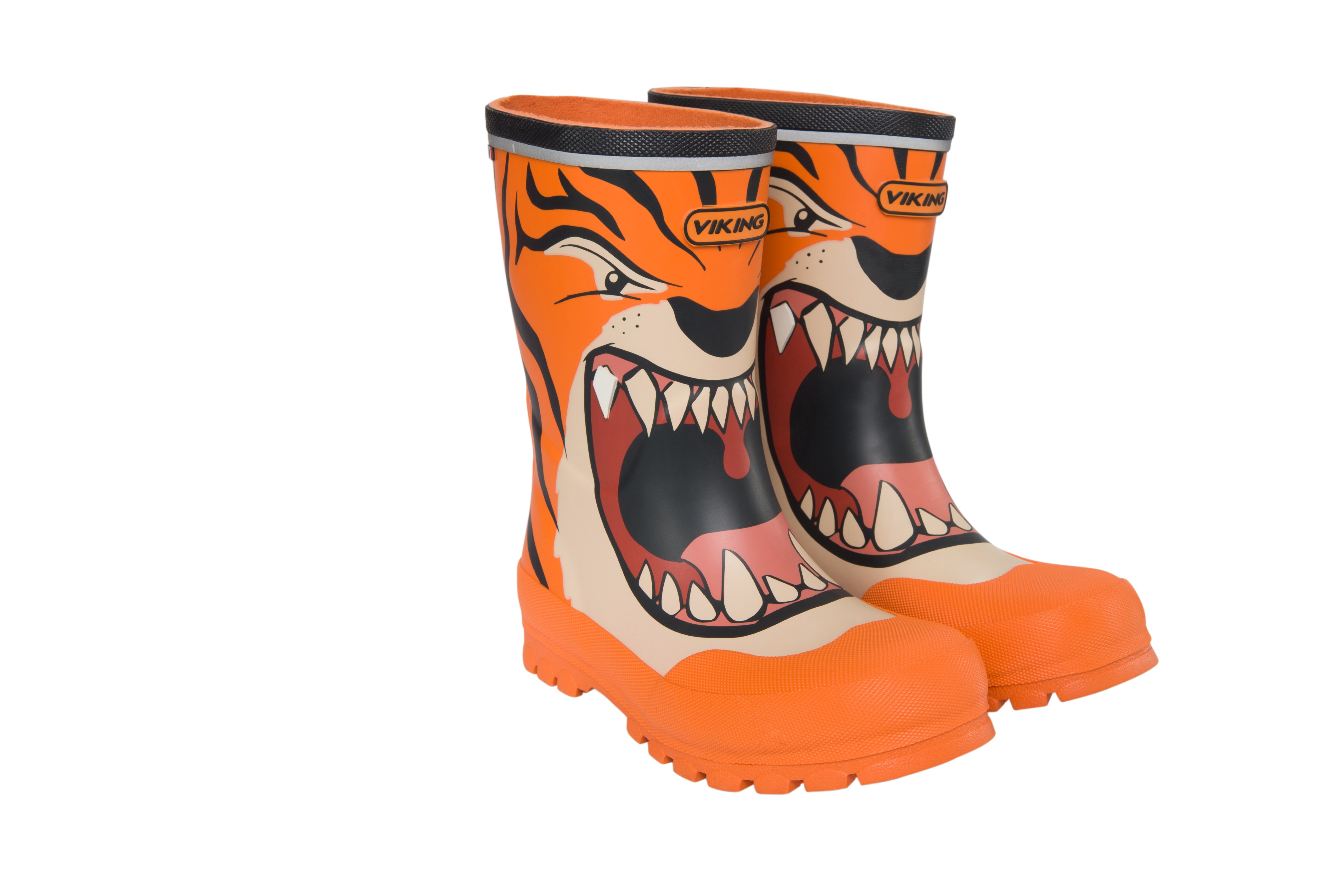 Viking Jolly Print Gummistøvler, Orange