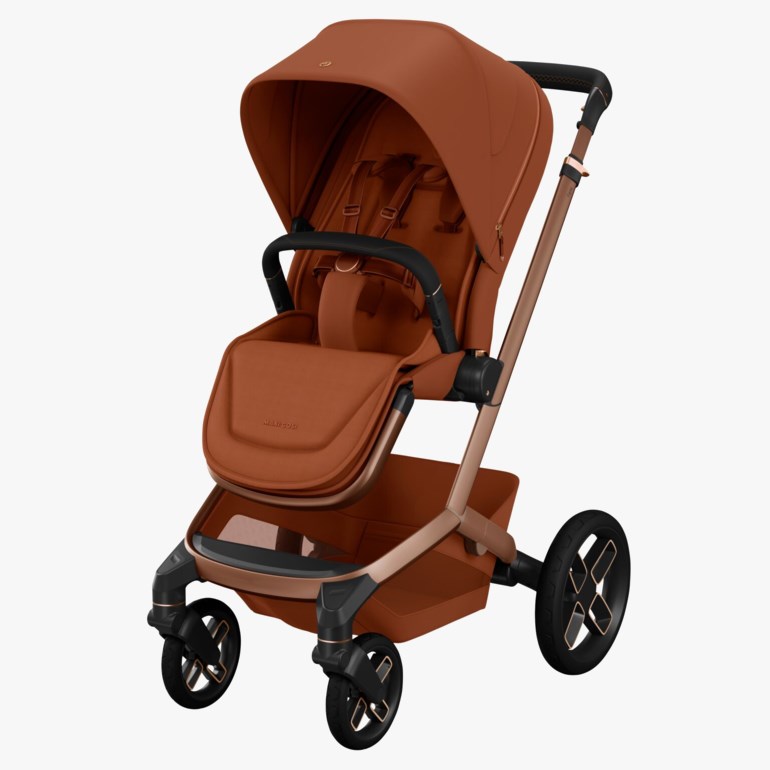 Fame barnevogn Rød - 11041075-CopperTerr-4wheel - 1