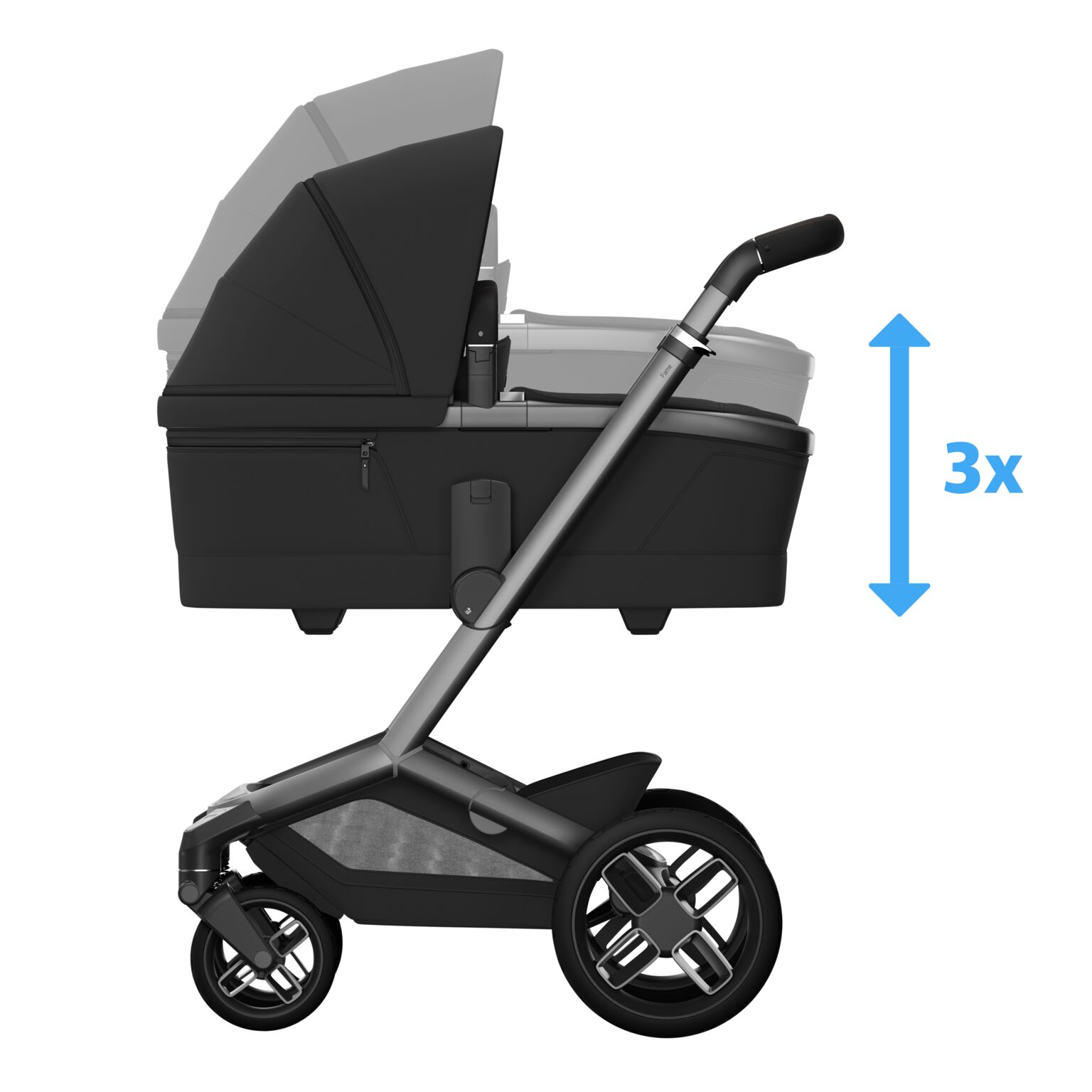 Maxi-Cosi Fame liggedel, onyxblack