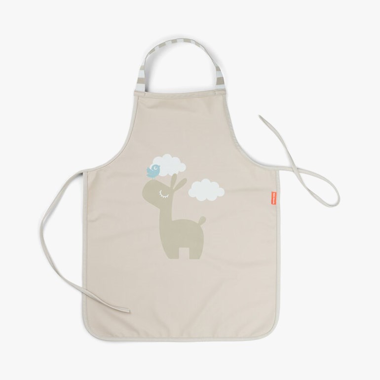 Vanntett barneforkle Happy Clouds Beige - 11041176-Sand-One Size - 1