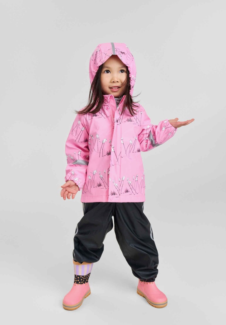 Moomin Plask regnsett Rosa - 11041193-Rose pink-80 cm - 1