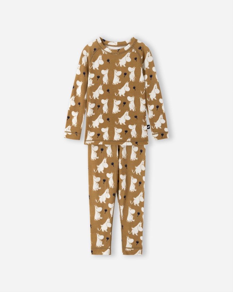 Moomin Trivsam ullsett Brun - 11041201-Peanut Bro-80 cm - 1