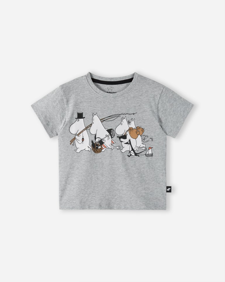 Moomin Gosa t-skjorte Grå - 11041208-MelanGrey-80 cm - 1