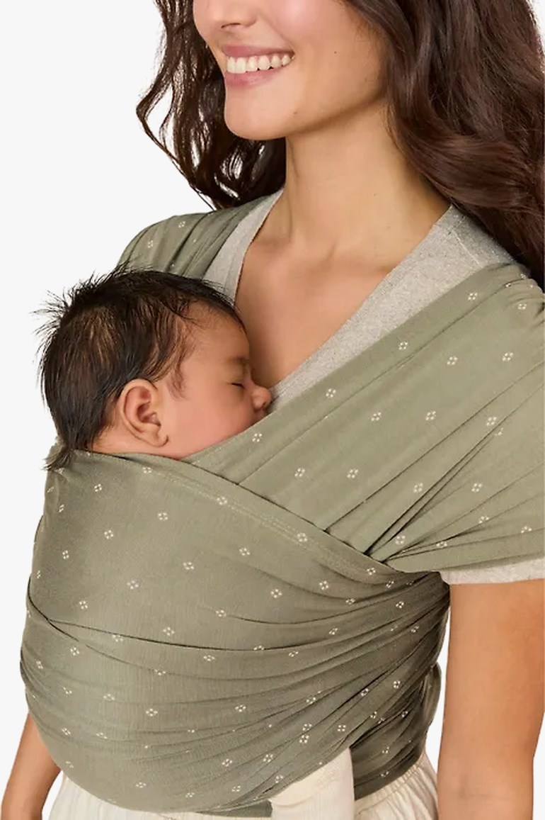 Aura Bæresjal Wrap Knit Grønn - 11041250-SoftOlive-One Size - 1