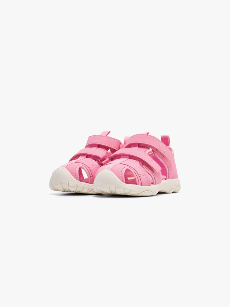 Sandaler m/borrelås Rosa - undefined - 1