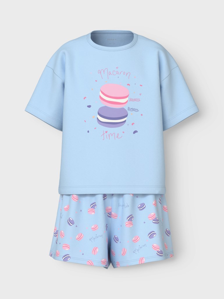 Macaron pyjamas sett Blå - 11041441-NantucketB-86-92 cm - 1