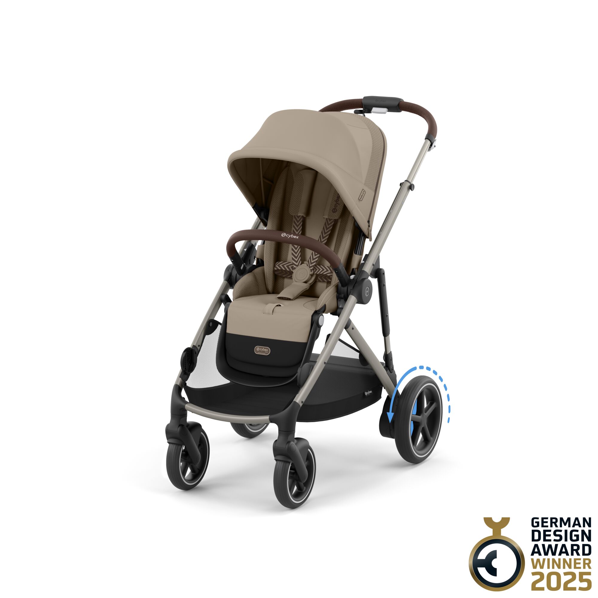 e-Gazelle S Gold Line barnevogn – elektrisk