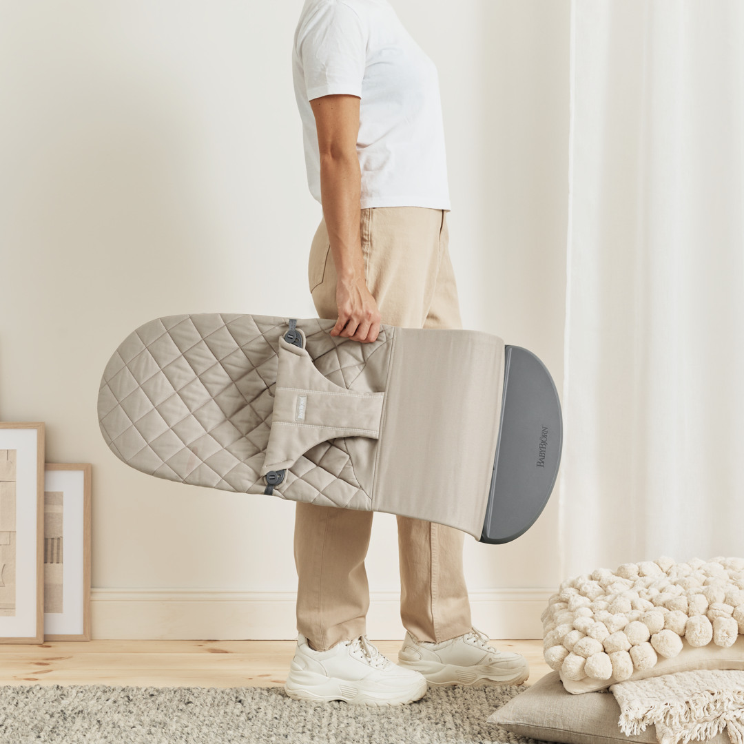 BabyBjörn Vippestol Bliss, sandgrey