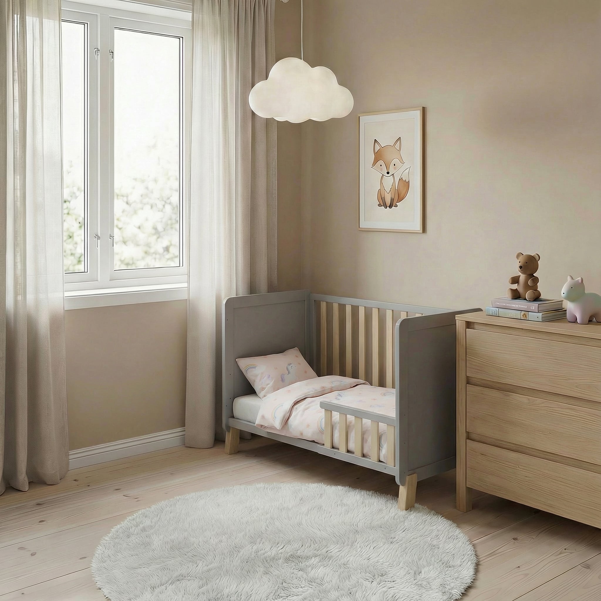 Sprinkelseng Skumring, grey