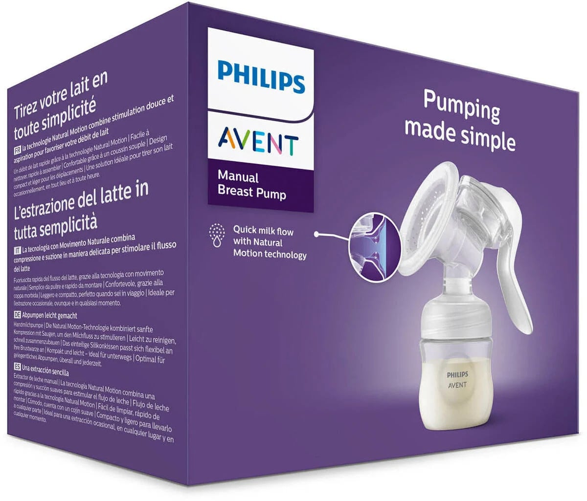 Philips Avent SCF430/01 Brystpumpe Manuell