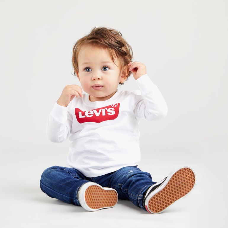 Levi's® Batwing genser Hvit - 11041911-White-68-74 cm - 1