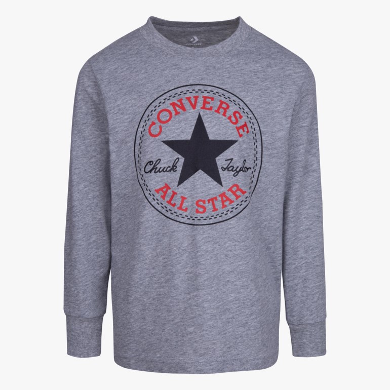Converse Chuck Patch genser Grå - 11041917-dark grey-2-3 år - 1