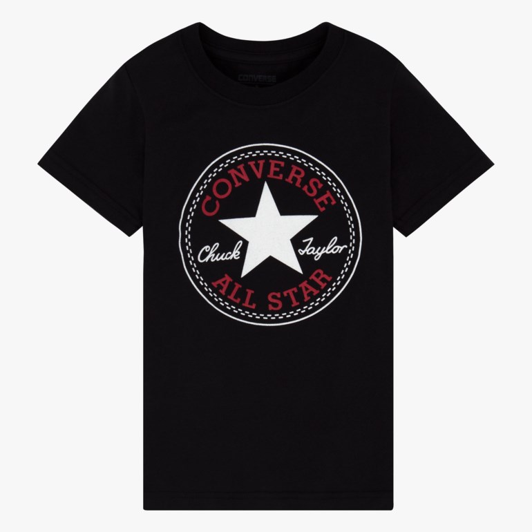 Converse Chuck Patch t-skjorte Sort - 11041918-Black-2-3 år - 1