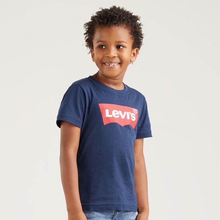 Levi's Batwing t-skjorte Blå - 11041922-DressBlues-4 år - 1