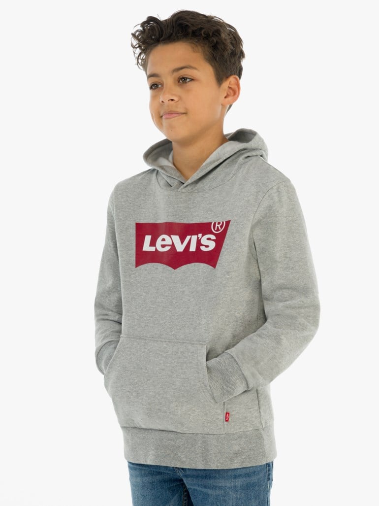 Levi's® Batwing hettegenser Grå - 11041925-GreyHeathe-2 år - 1