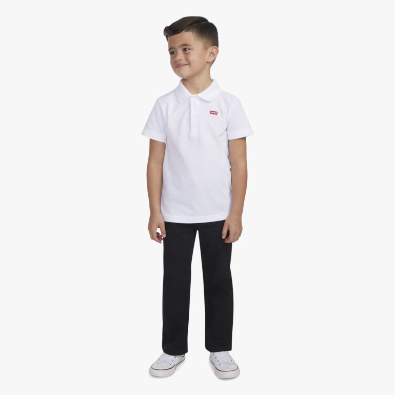 Levi's® Batwing Polo t-skjorte Hvit - 11041927-White/Red-2 år - 1
