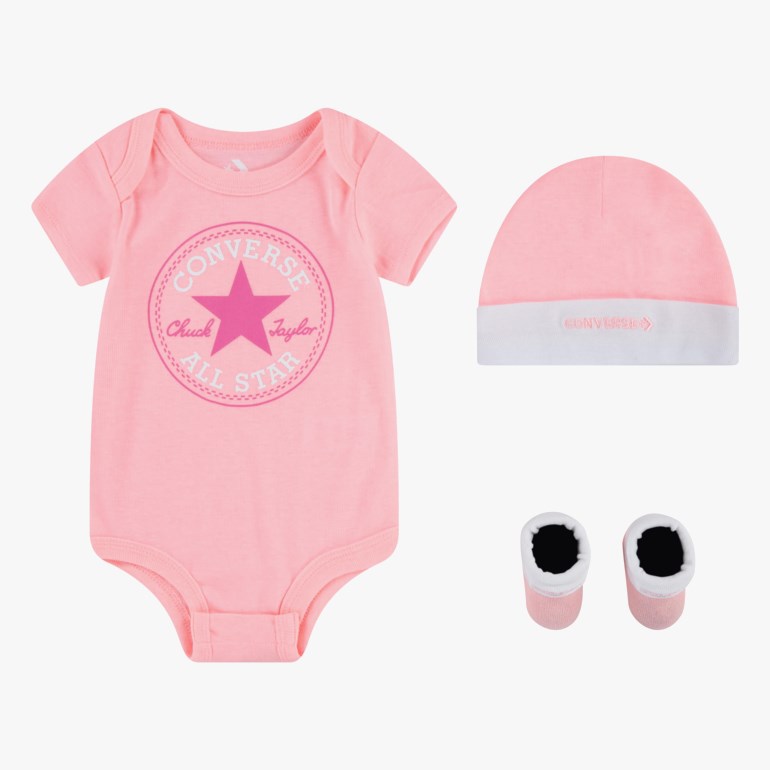 Converse Classic Chuck Patch body sett Rosa - 11041932-ArcticPunc-0-6 mnd - 1