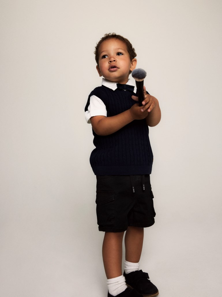 Fasuna strikket vest Marine - undefined - 1