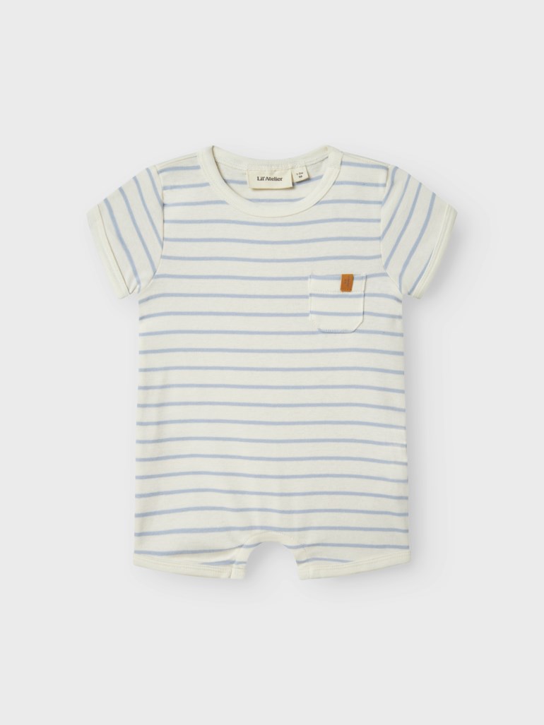 Lil Atelier Geo sommerdress Blå - 11042065-ZenBlue-56 cm - 1