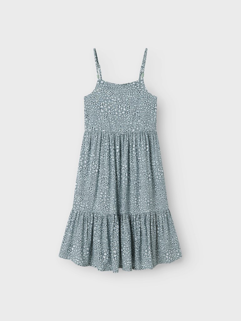 Jilli kjole Blå - 11042139-Aqua Gray-116 cm - 1