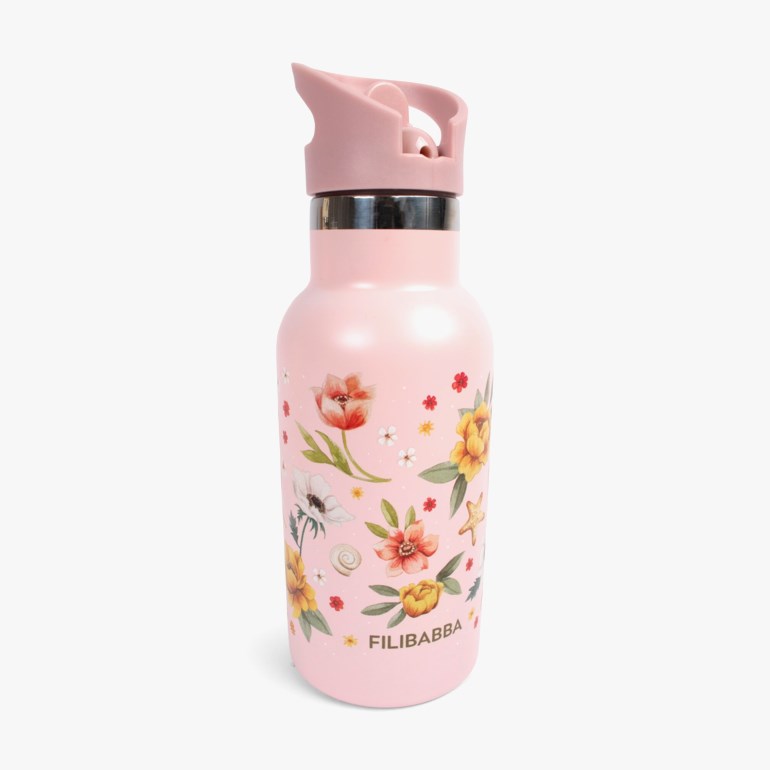 Drikkeflaske i rustfrit stål Rød - 11042288-Blossom-350ml - 1