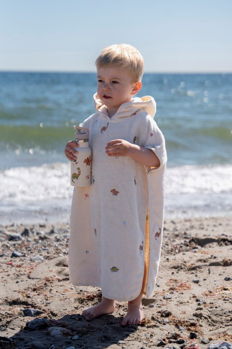 Strandponcho med nydelig broderi Hvit - 11042292-Beach-1+ - 1