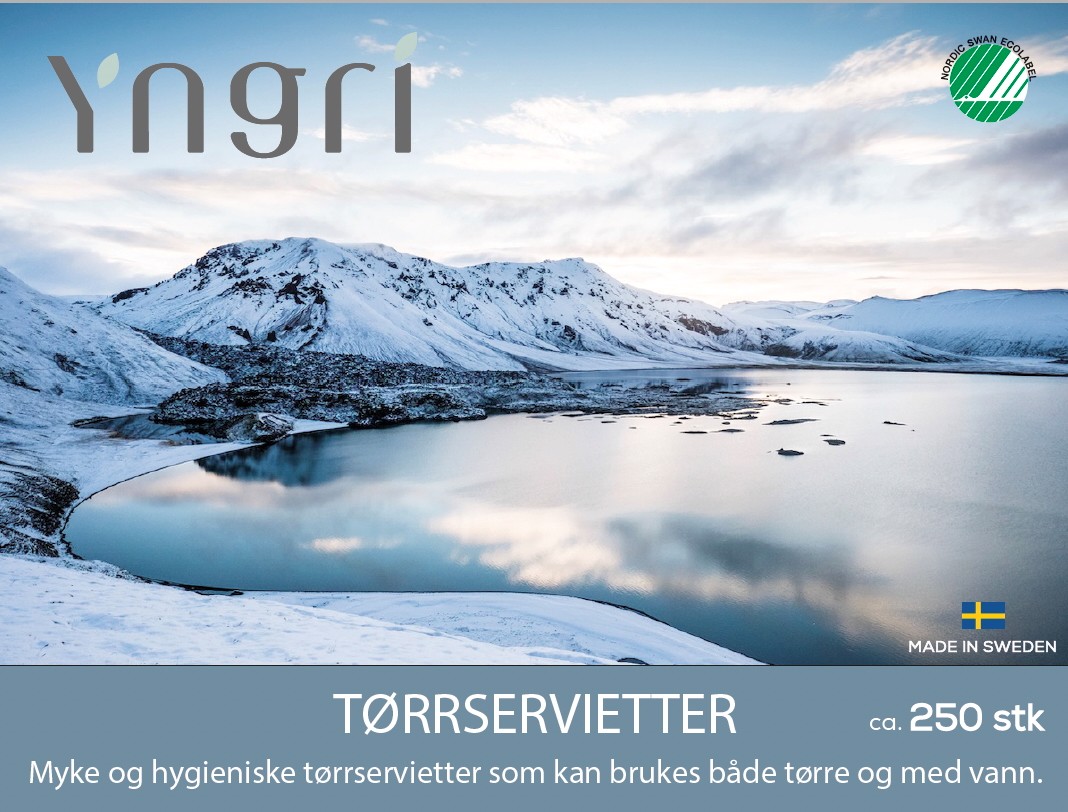 Yngri tørrserviett, white