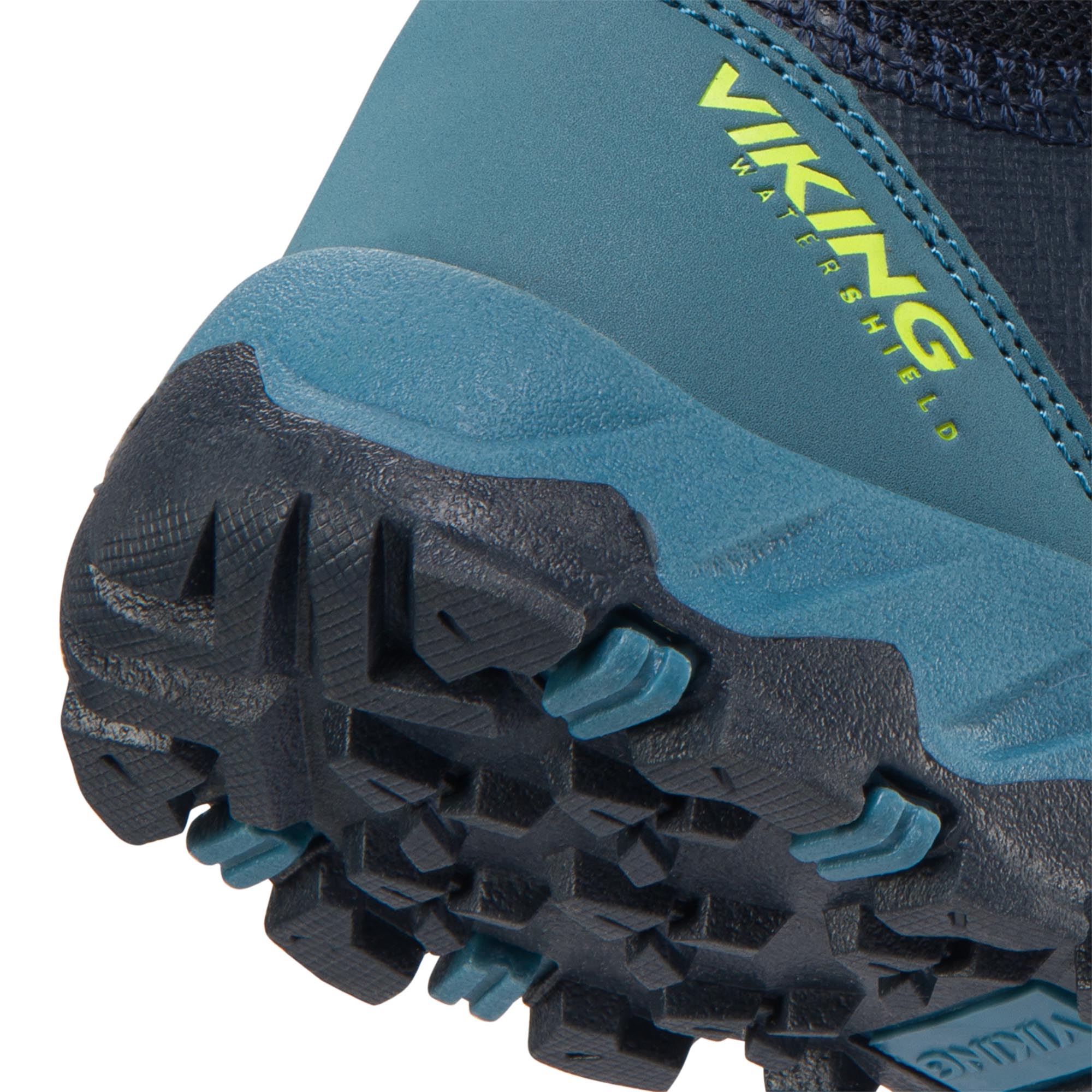Viking Track Mid WP 2V Sneakers, Navy/Denim