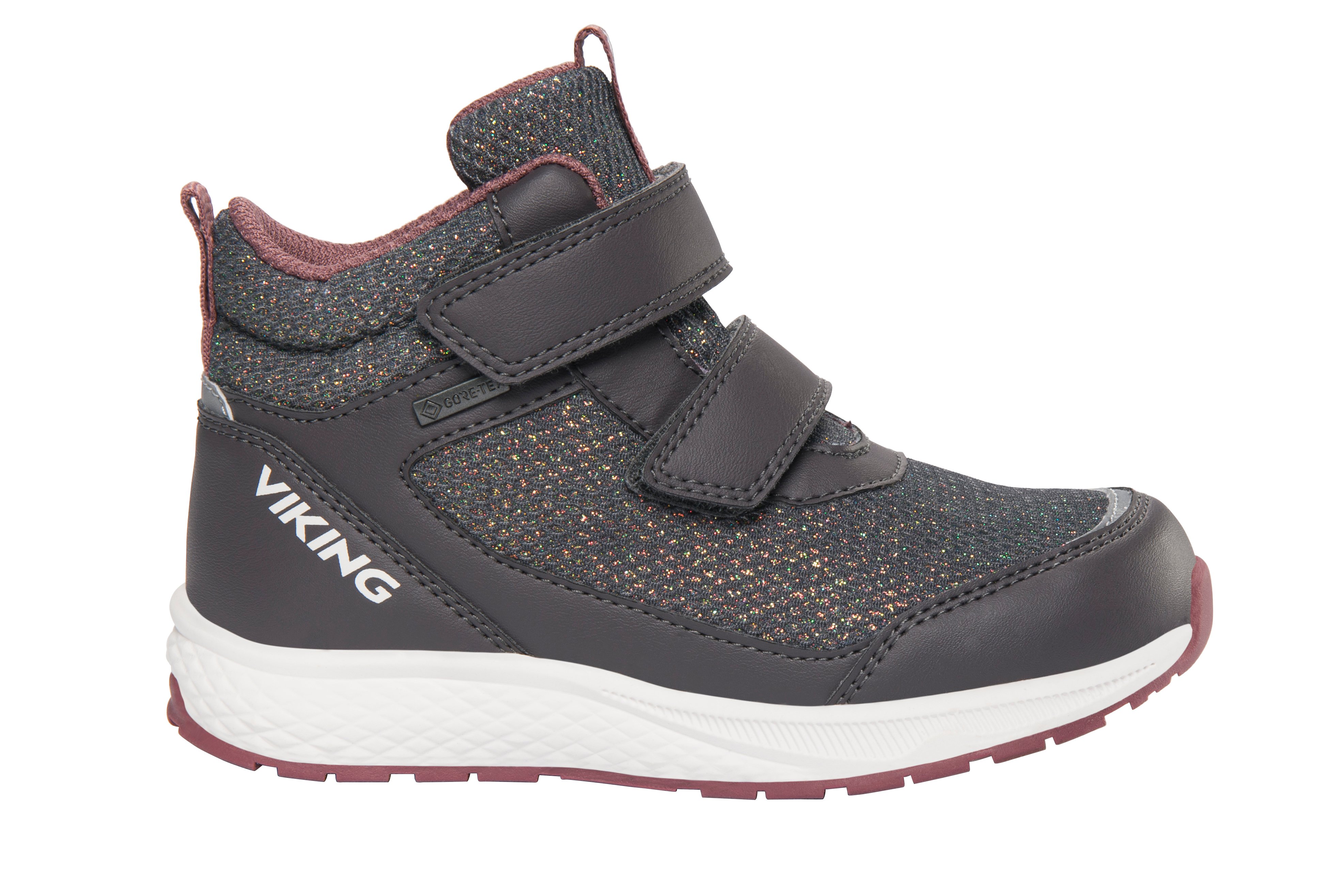 Viking Bouncy Glitter Mid GTX 2V, charcoal