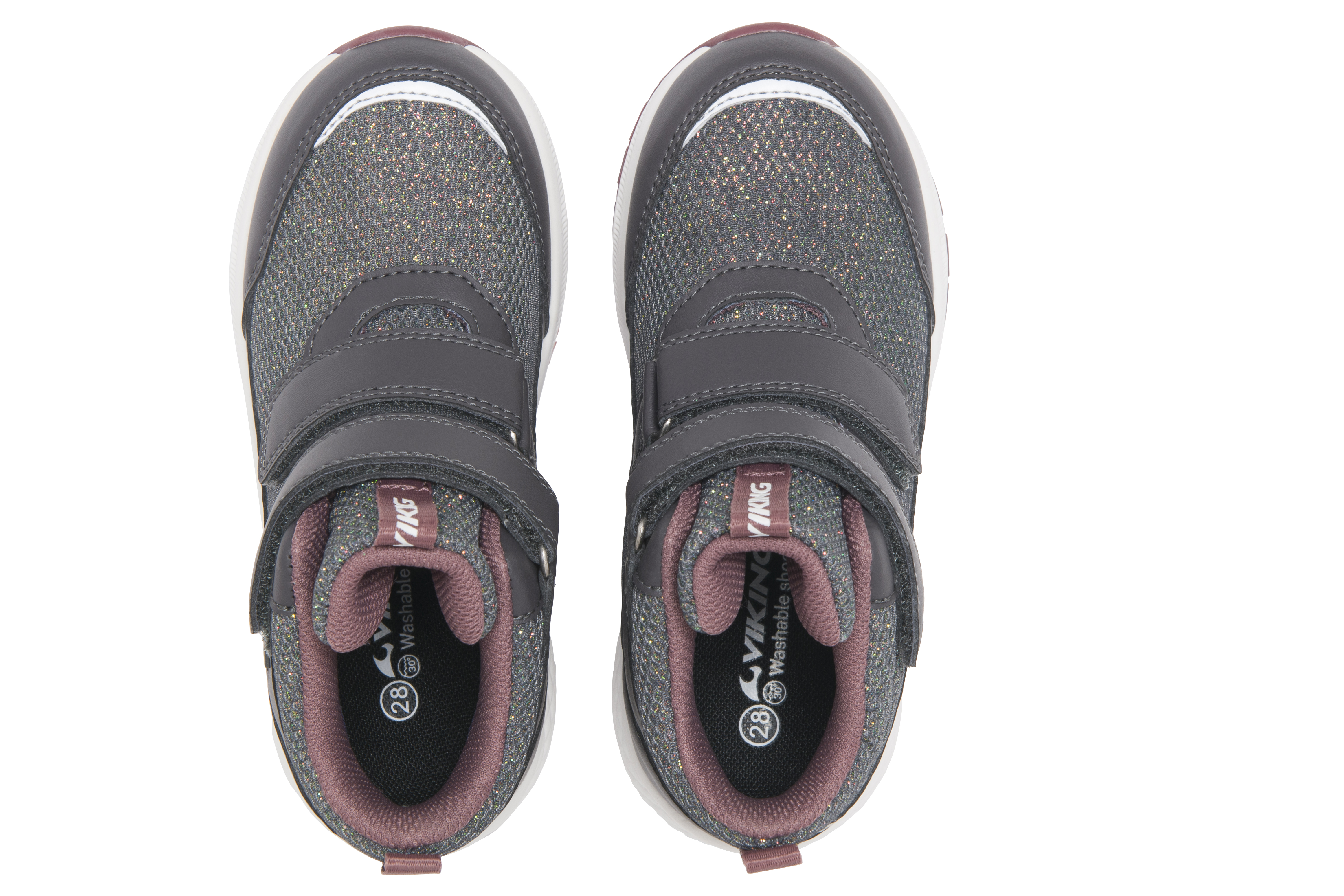 Viking Bouncy Glitter Mid GTX 2V, charcoal