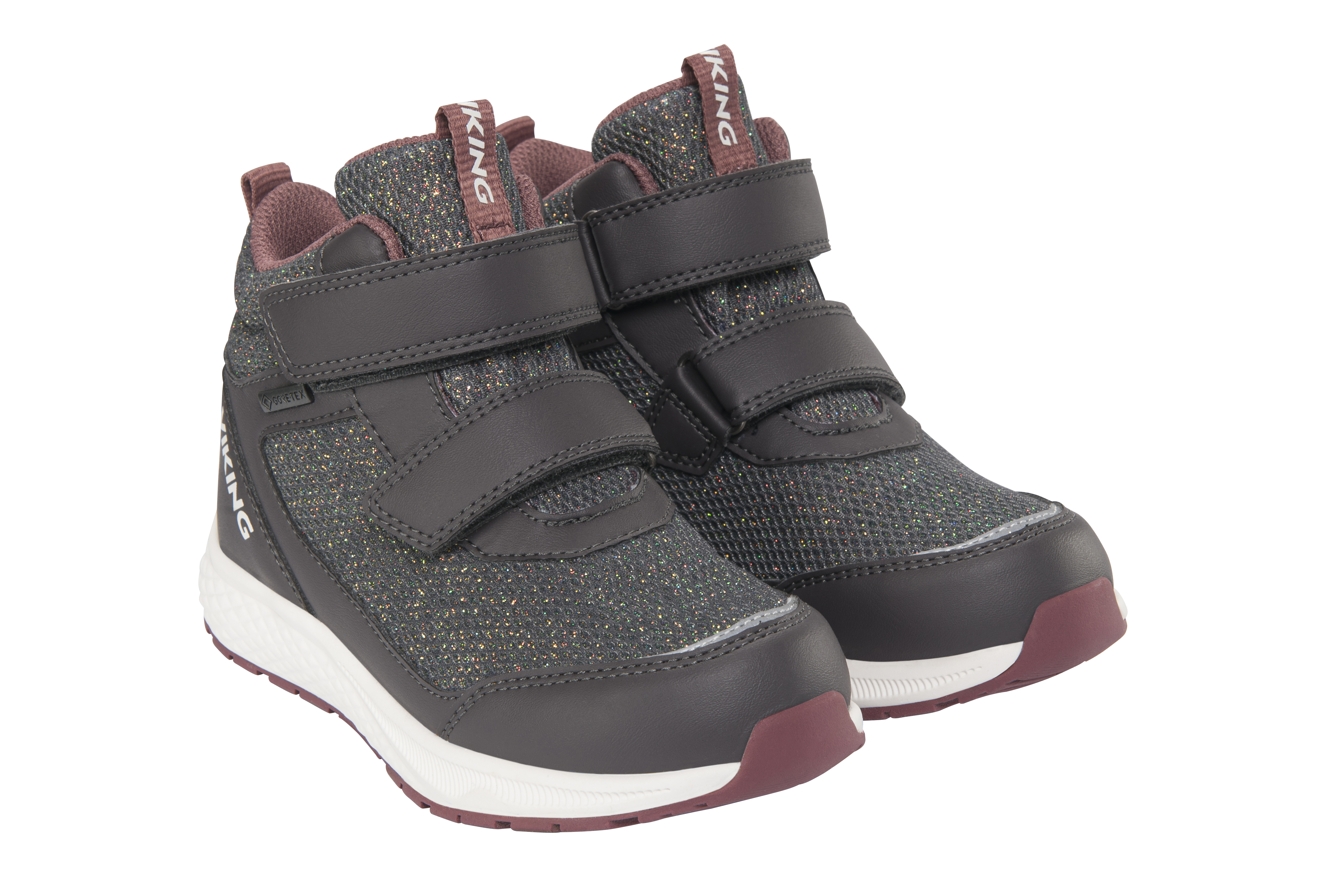 Viking Bouncy Glitter Mid GTX 2V, charcoal