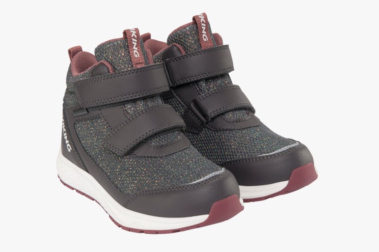 Viking Bouncy Glitter Mid GTX 2V Sort - 11042351-charcoal-22 - 1