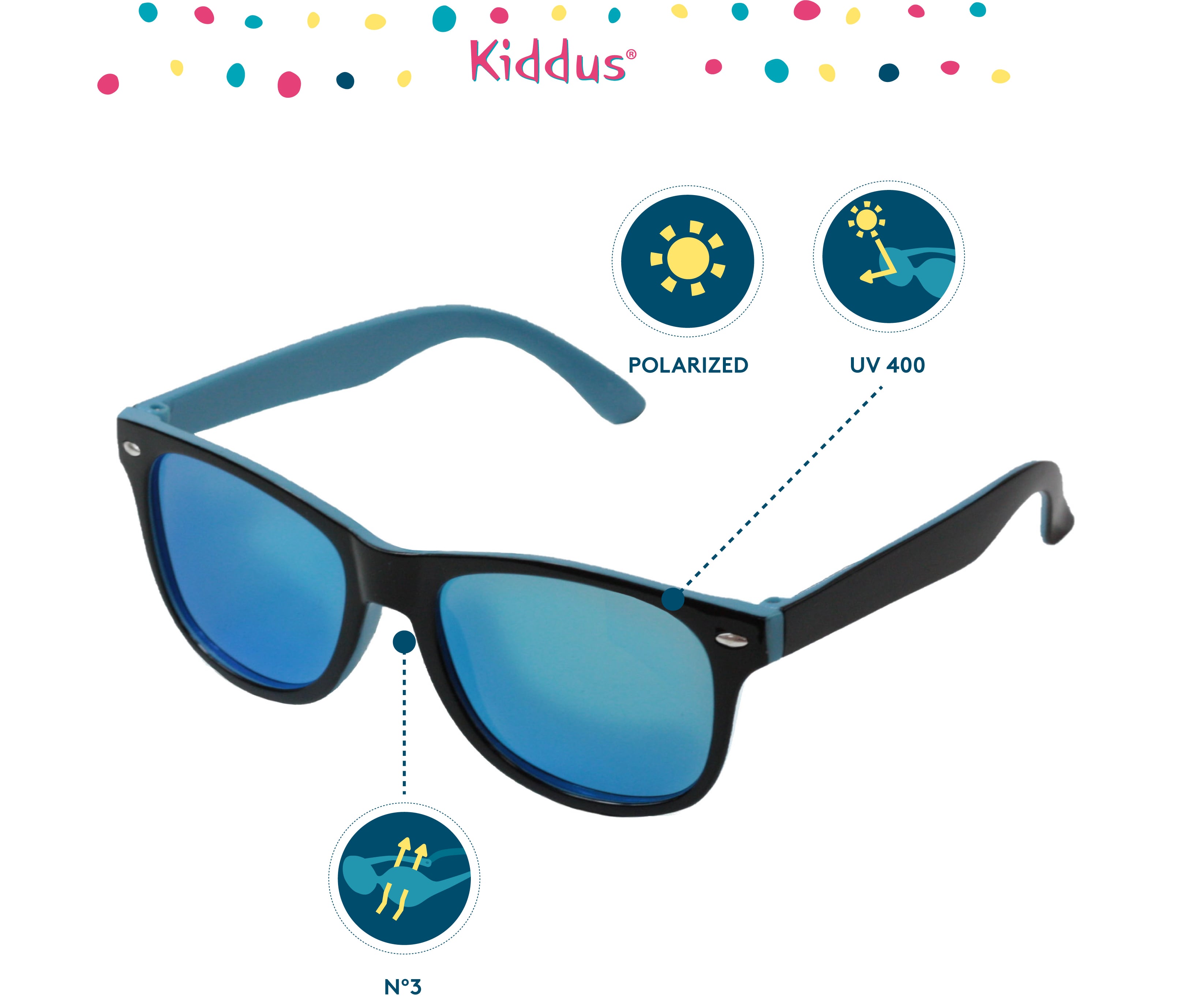 Solbriller kids Urban, blue