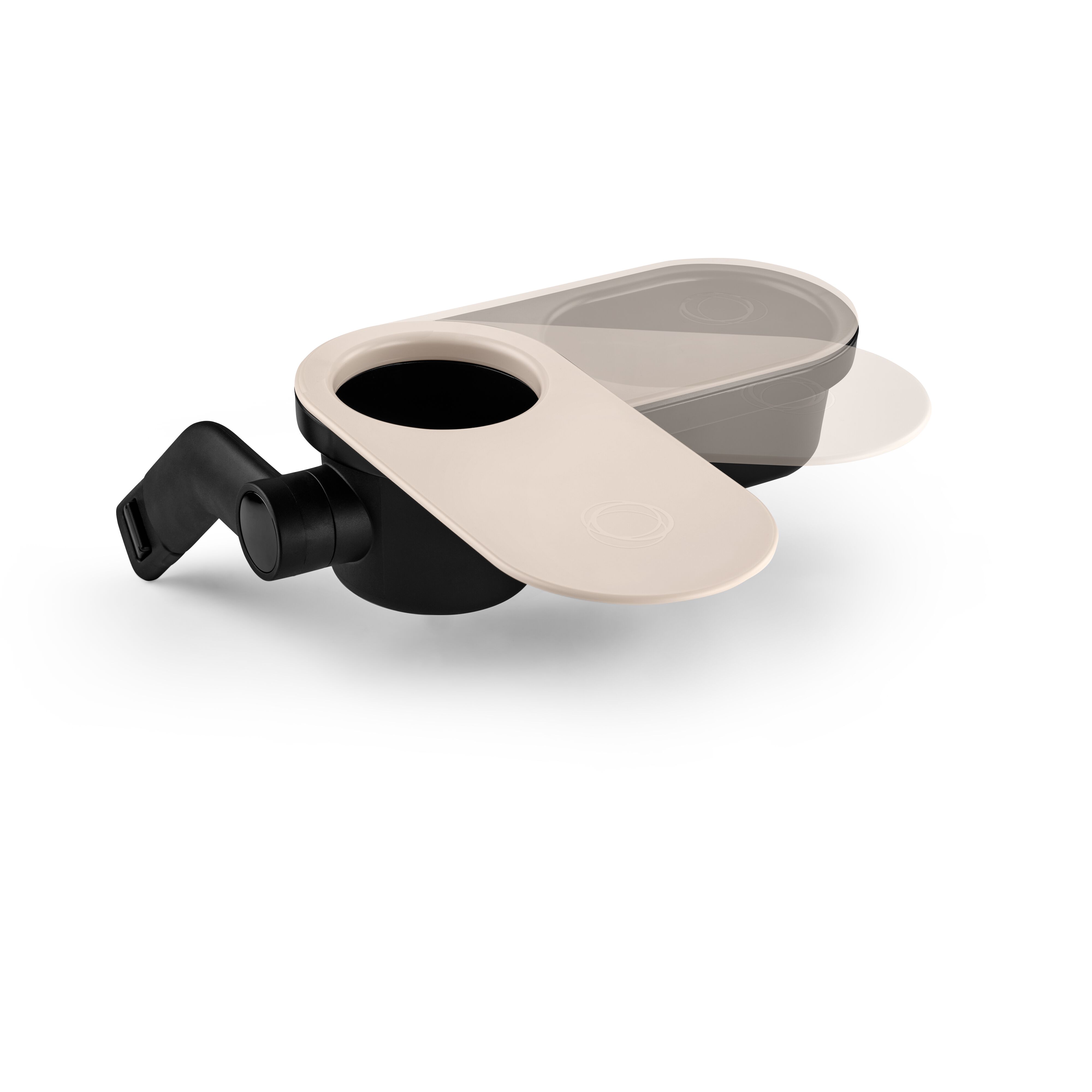 Bugaboo Snackbrett med koppholder, black