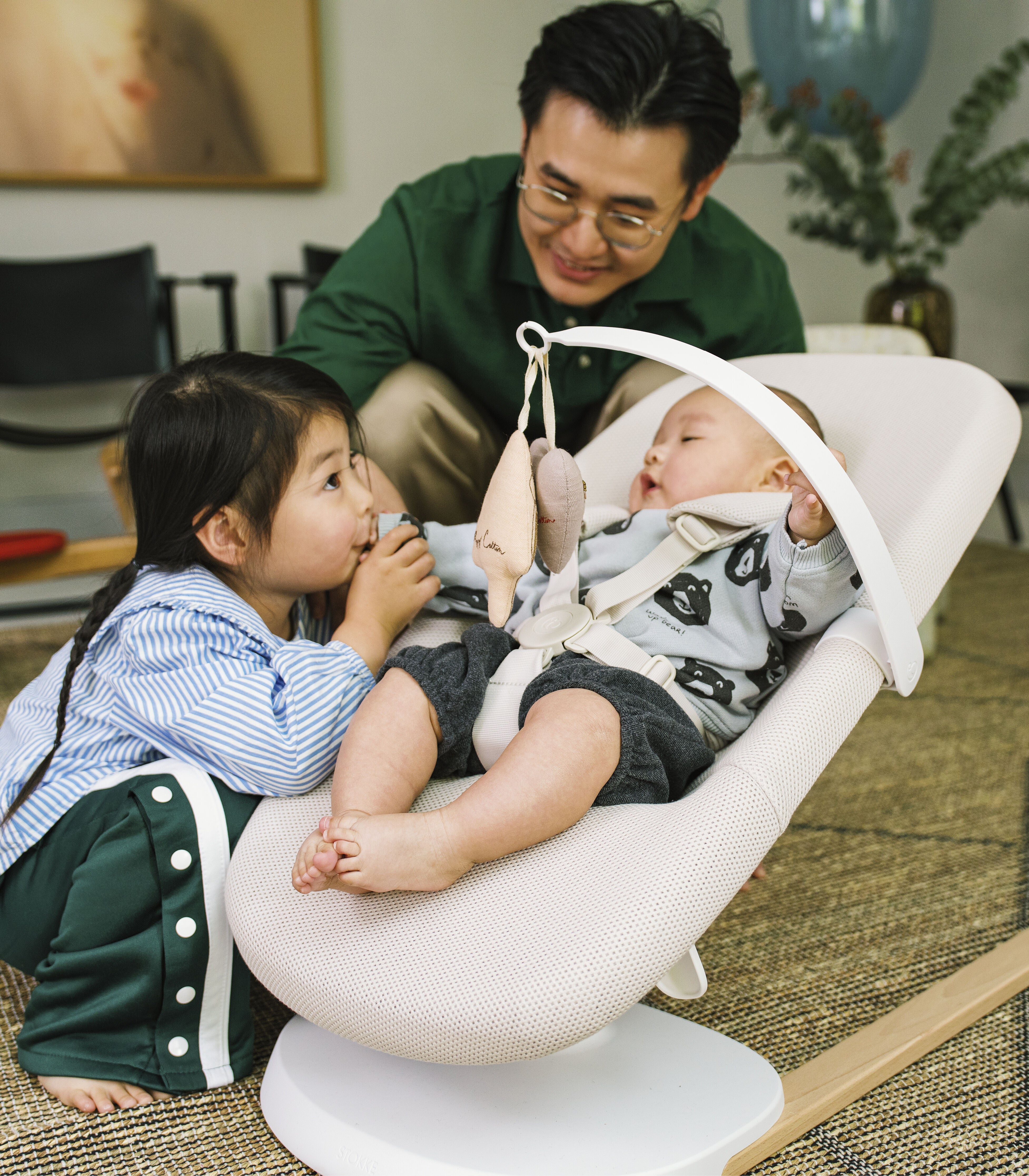 Stokke Yoga Vippestol, Light Sand
