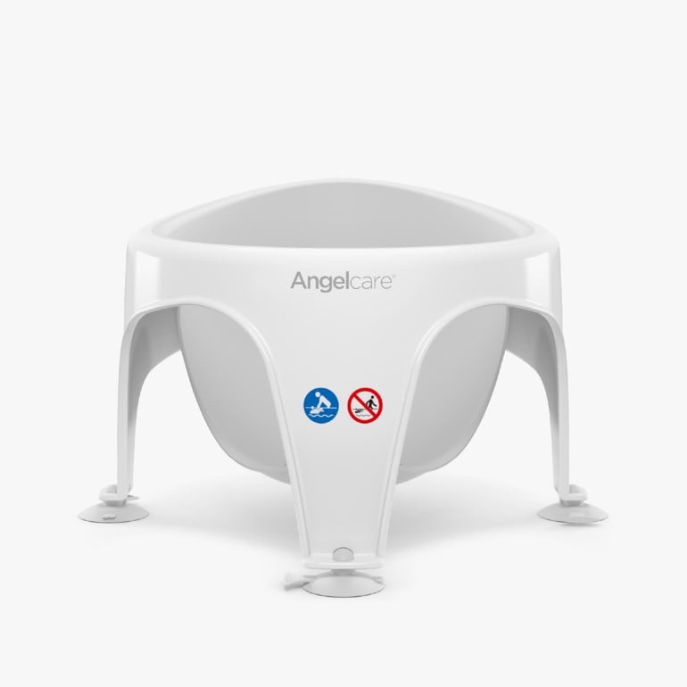 Angelcare badestol 6–10 mnd – med sugekopper Grå - 11042461-Grey/White-6-12mth - 1