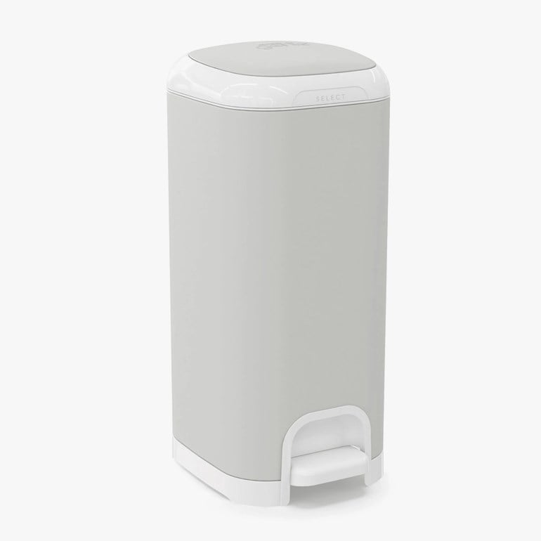 Diaper Genie Select bleiebøtte i stål Grå - 11042463-Grey-One Size - 1