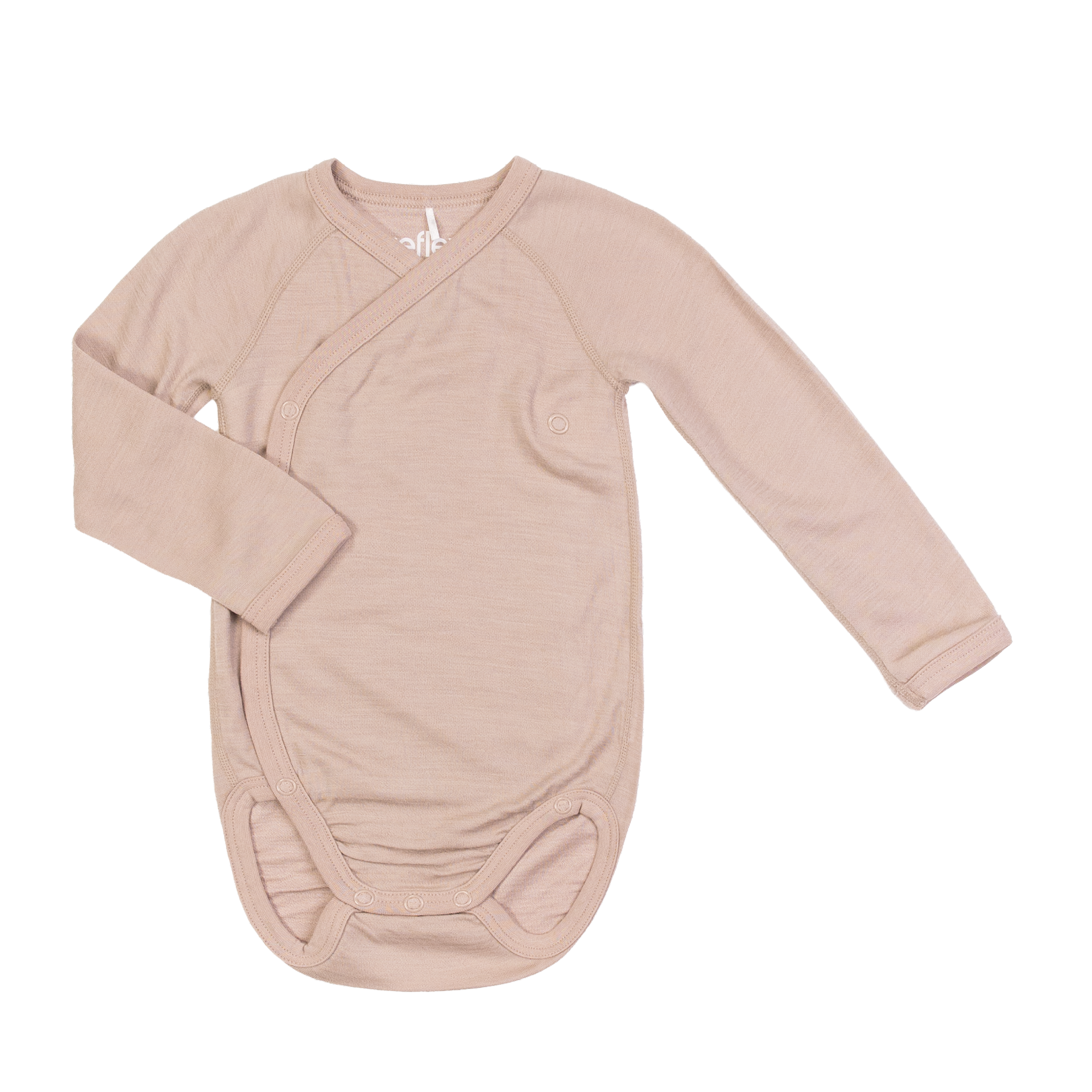 Bris ull/bambus omslagsbody Beige - 11042687-Beige-50 cm - 1