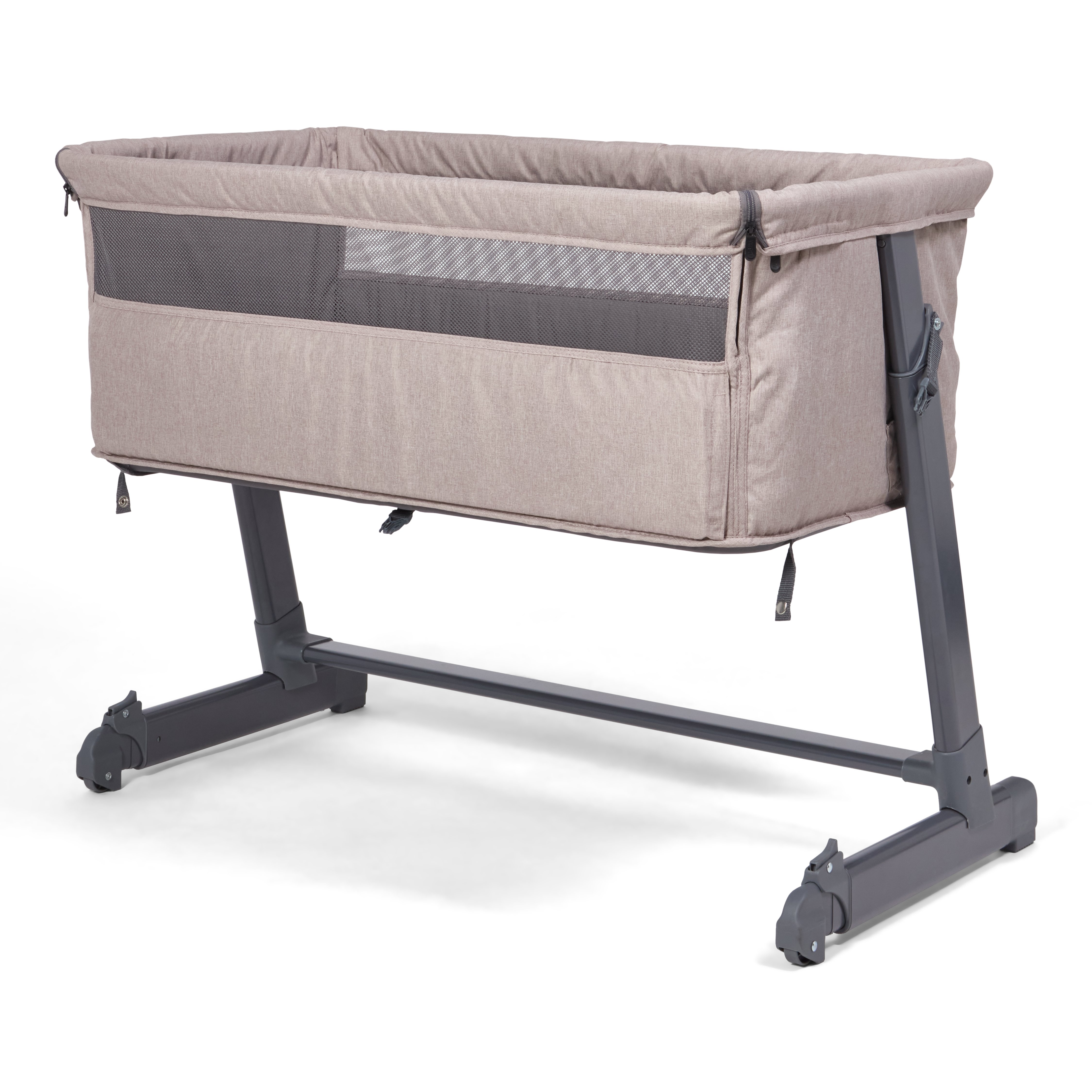 Tova bedside crib, beige
