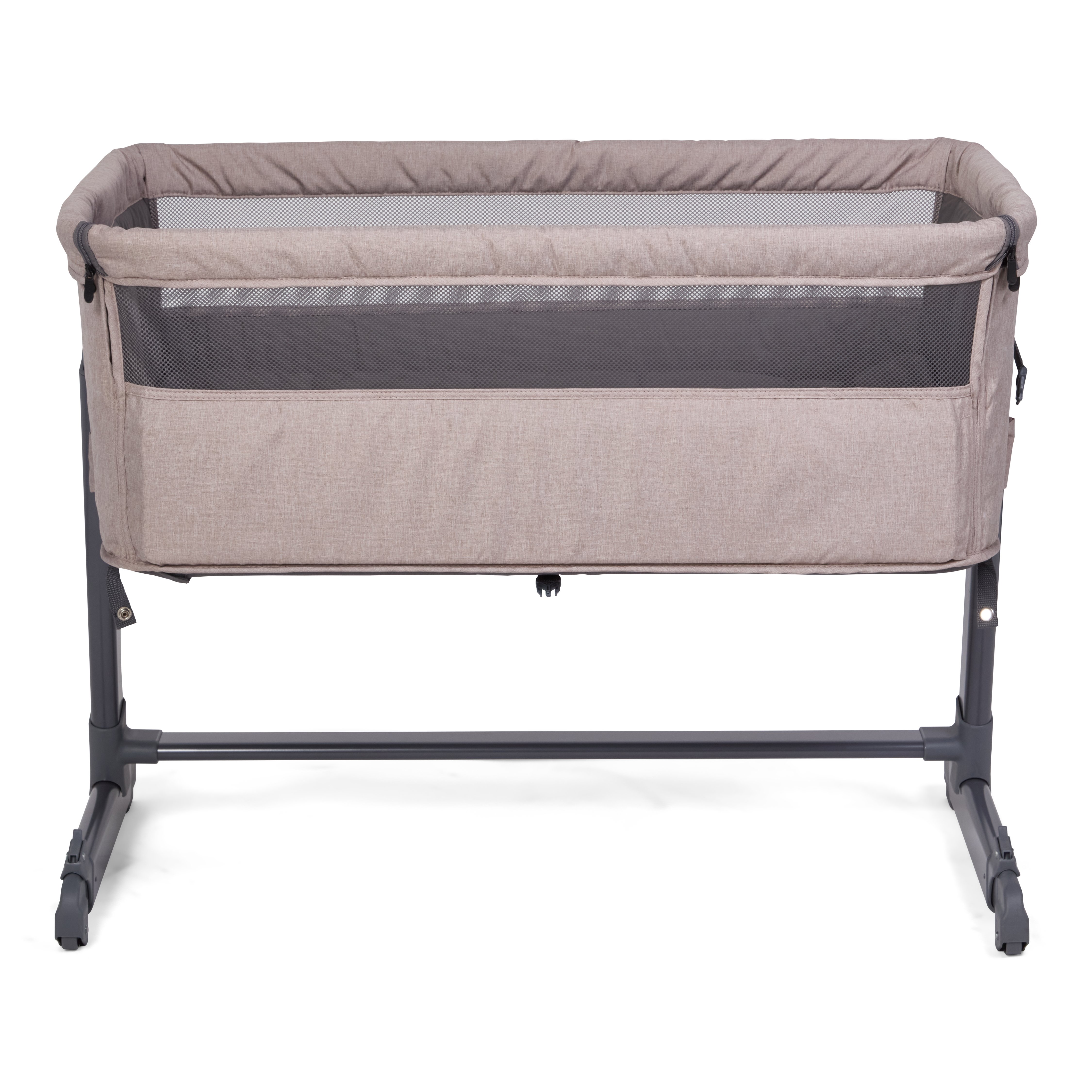 Tova bedside crib, beige