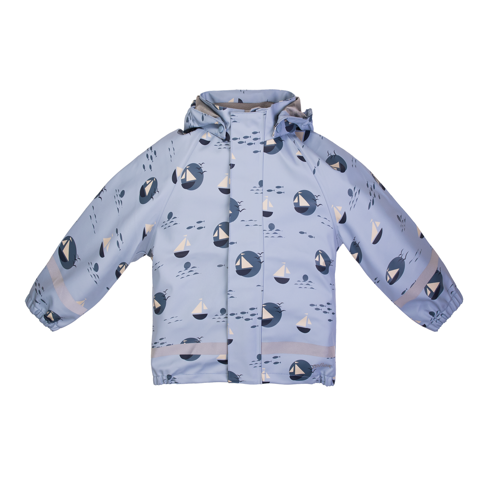 Lindesnes regnsett Blå - 11043172-dusty blue-98 cm - 1