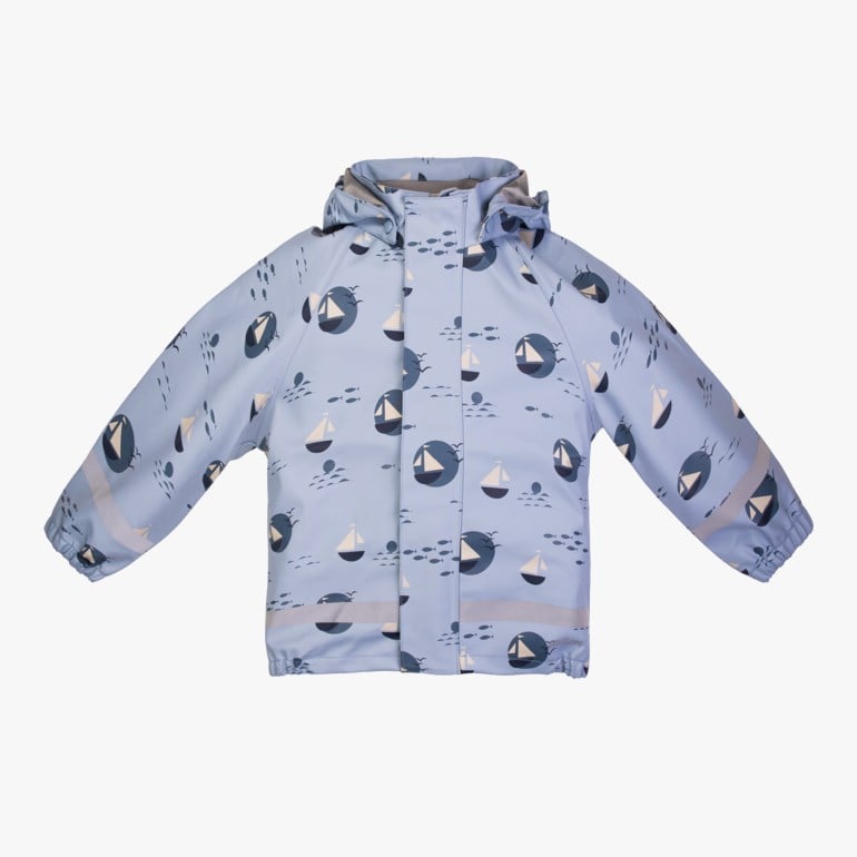 Lindesnes regnsett Blå - 11043172-dusty blue-98 cm - 1