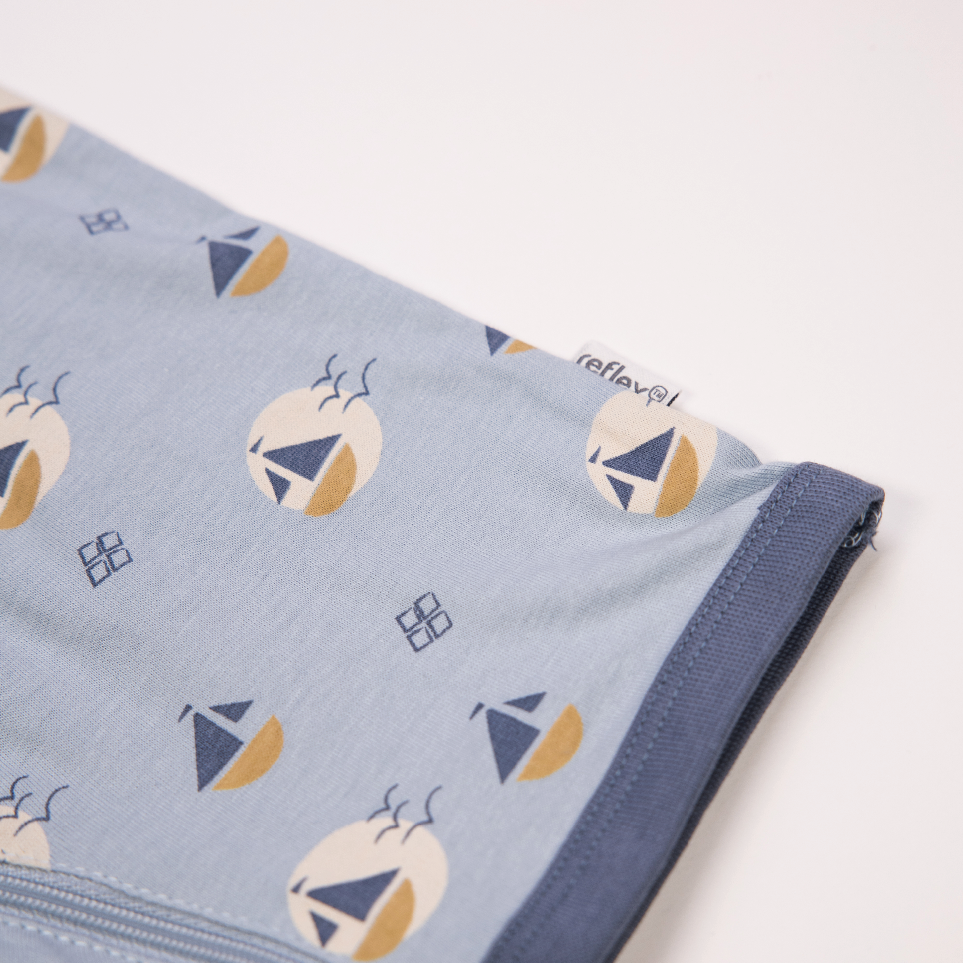 Bomull pyjamas, dustyblue