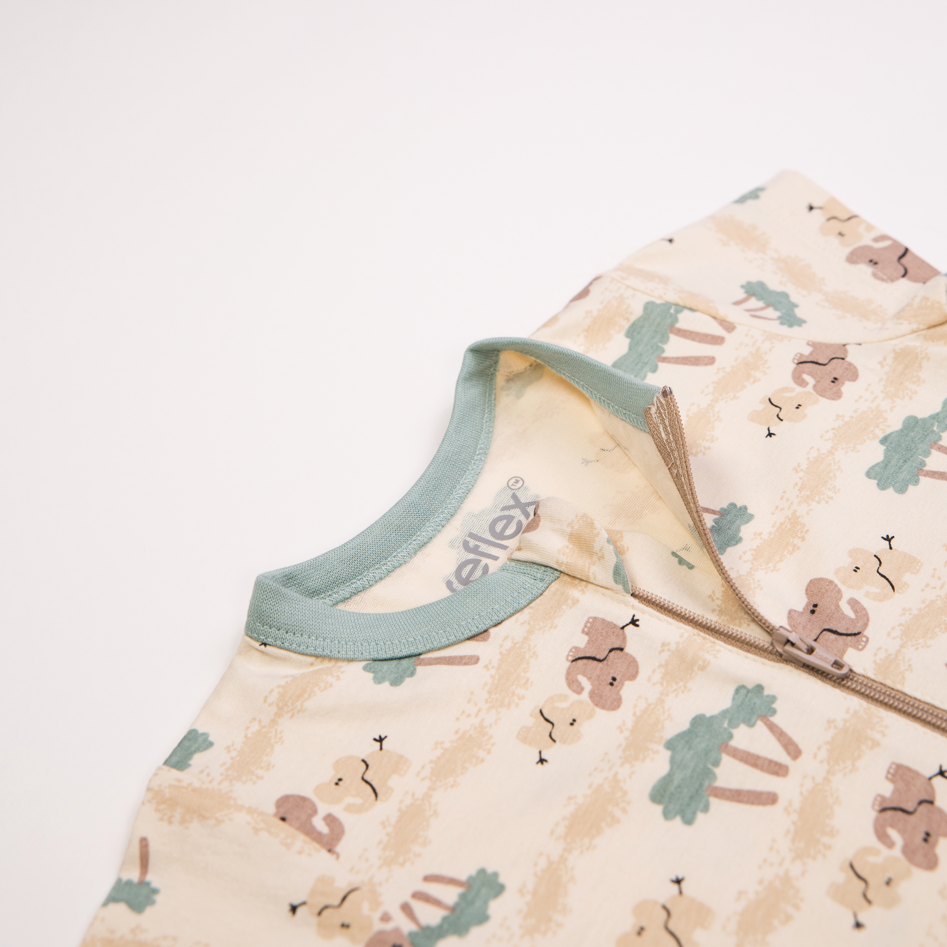 Bomull pyjamas, dustygreen