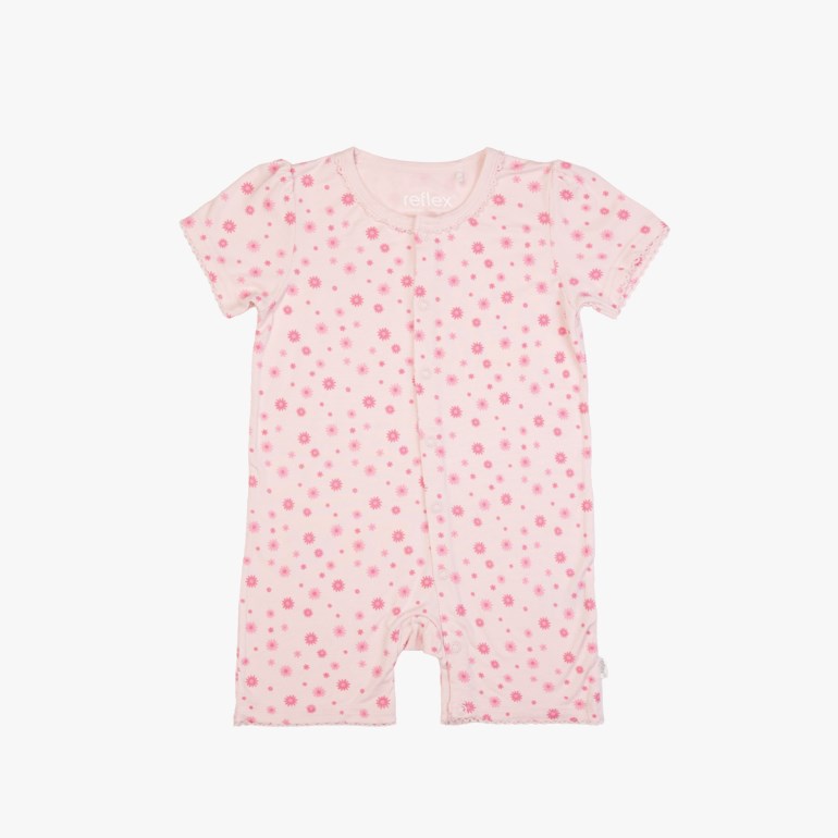 Bomull pyjamas Rosa - 11043187-PalePink-62 cm - 1