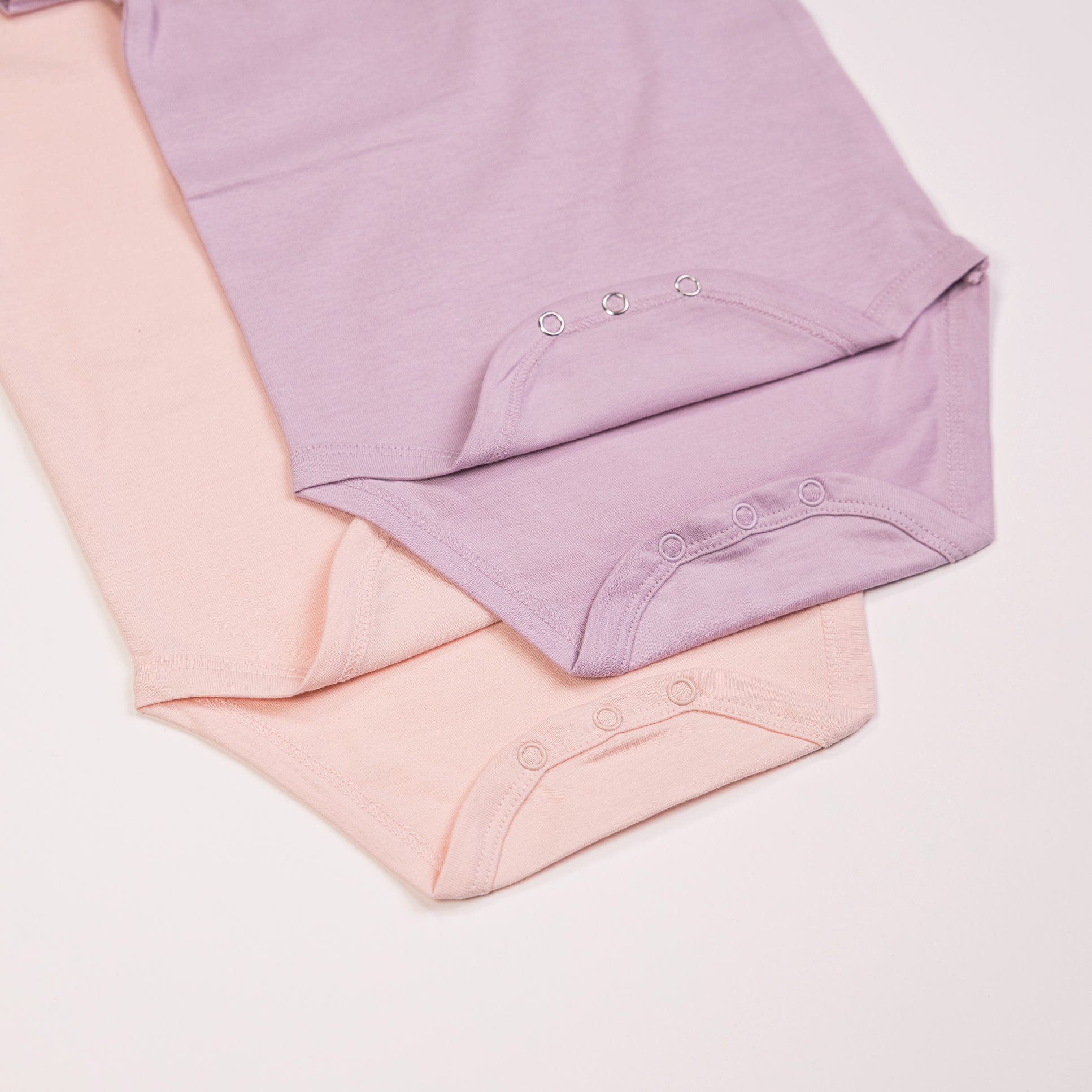 2pk bomullbody, palepink
