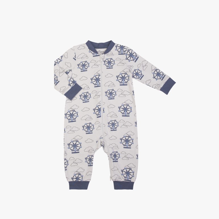 Bruse pyjamas Blå - 11043191-SoftBlue-62 cm - 1