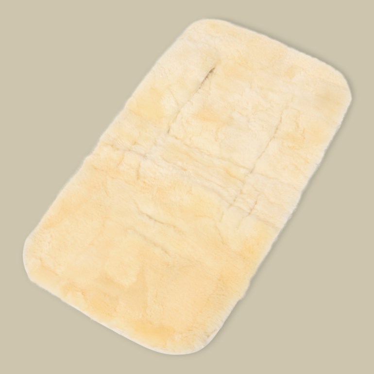 Vilje lammeskinn for 5-punkt sele Natur - 11043223-Nature-40x73cm - 1